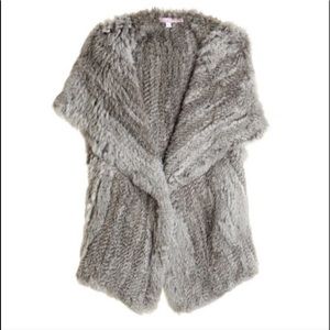 RABBIT FUR VEST